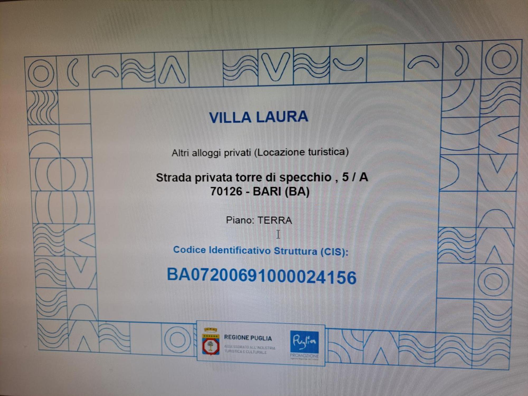 Villa Laura Bari Exteriör bild